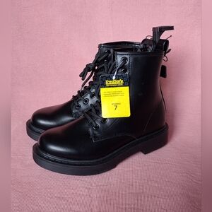 TedSafe Women's Black Ankle Boots